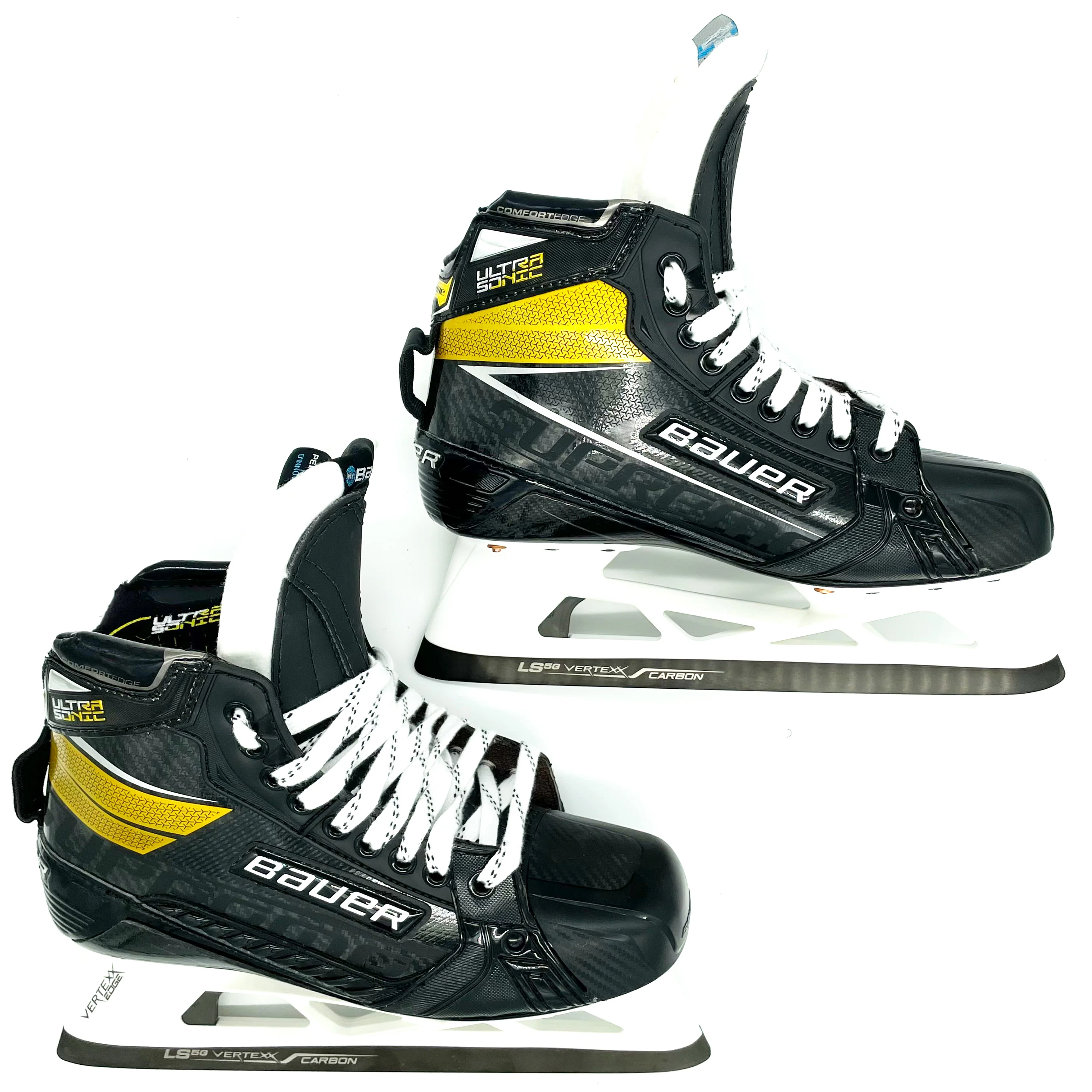 Bauer Supreme Ultrasonic - New Pro Stock Goalie Skates - Size 8.25L 7.875R - Image 4
